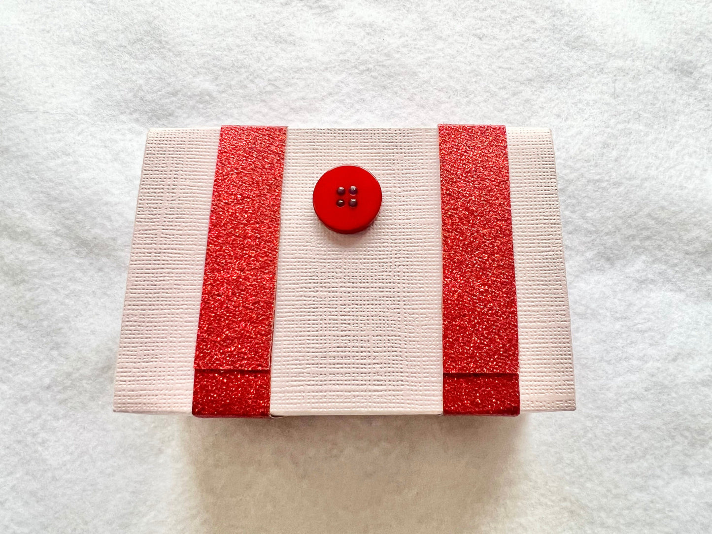 Red Pink Origami Gift Box, Red and Pink Gift Wrap, Gift for Her, Mothers Day Gift Idea, Folded Gift Box, Handmade Gift Box