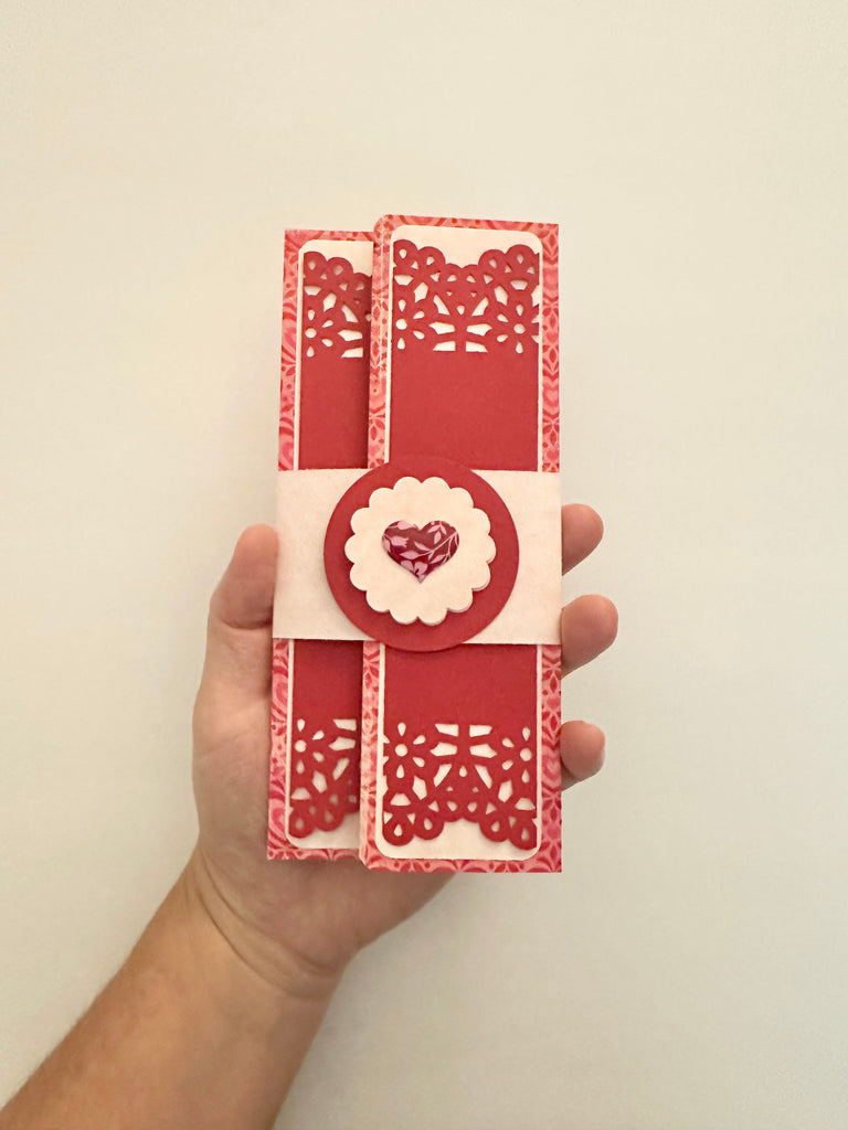 Elegant Red Gift Envelope – Perfect for Her | Money Holder, Check Sleeve, Love Gift