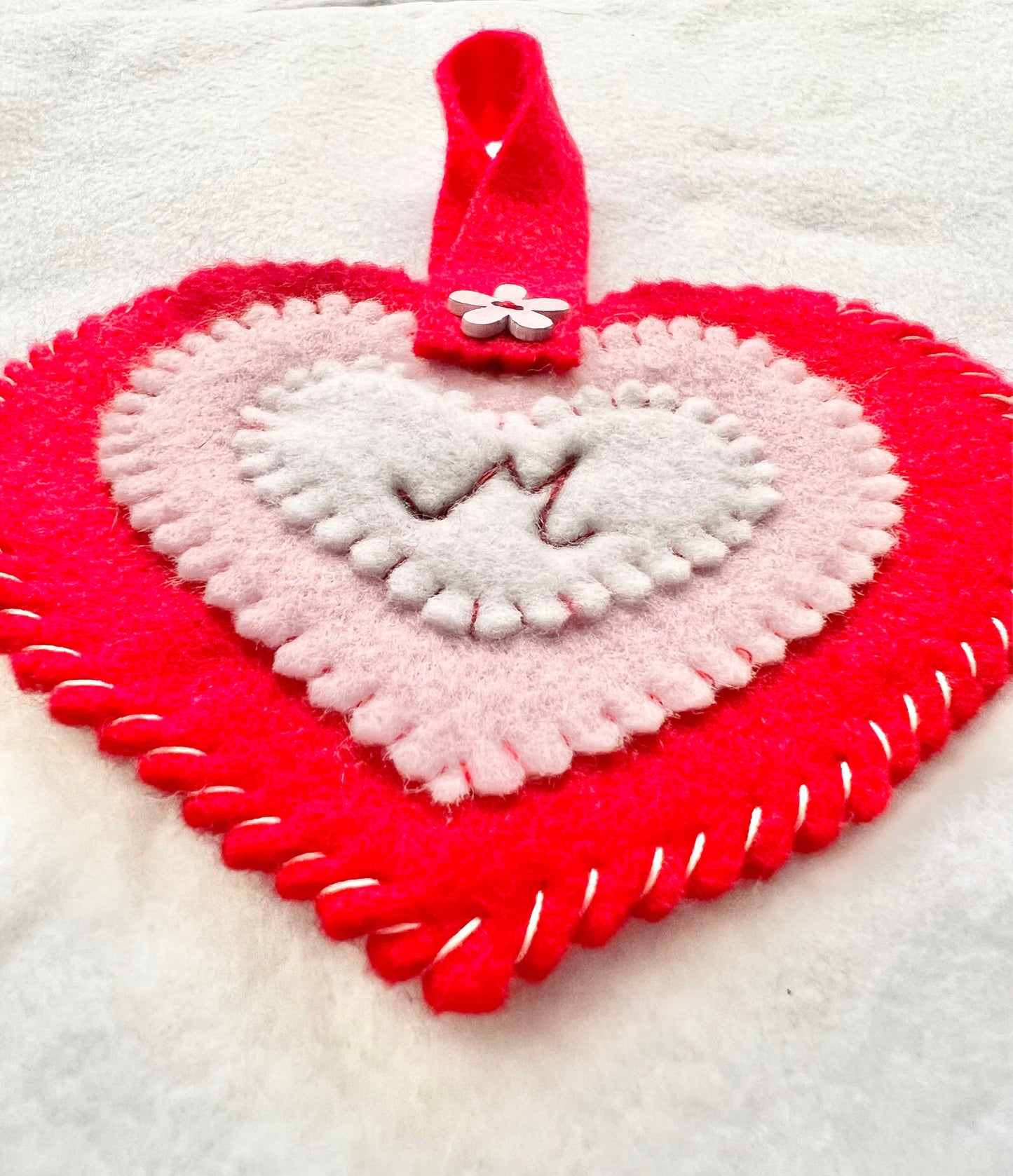 Christmas Felt Gift Bag, Gift for Her, Valentine for Child, Children’s Valentine