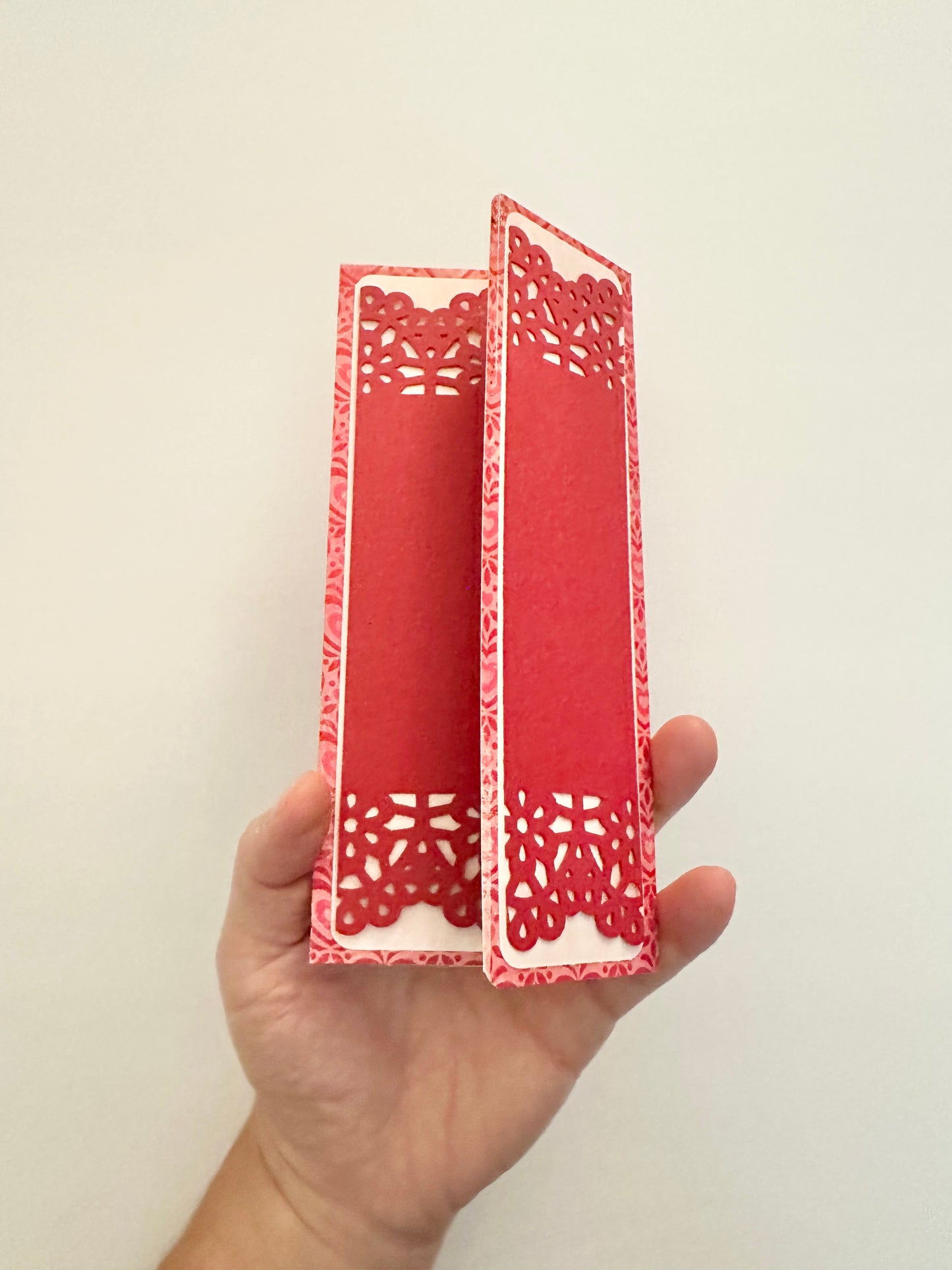 Elegant Red Gift Envelope – Perfect for Her | Money Holder, Check Sleeve, Love Gift