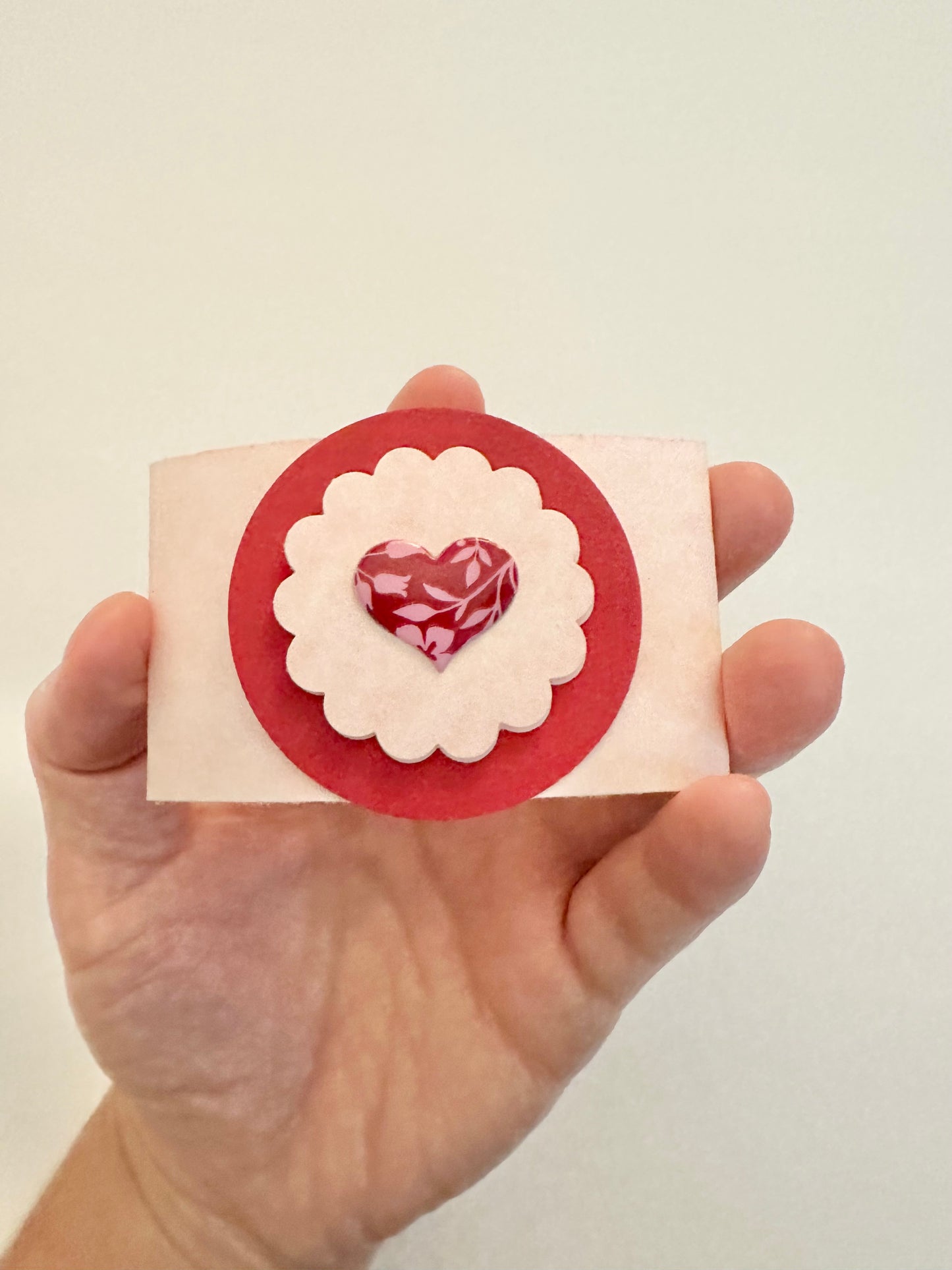 Elegant Red Gift Envelope – Perfect for Her | Money Holder, Check Sleeve, Love Gift