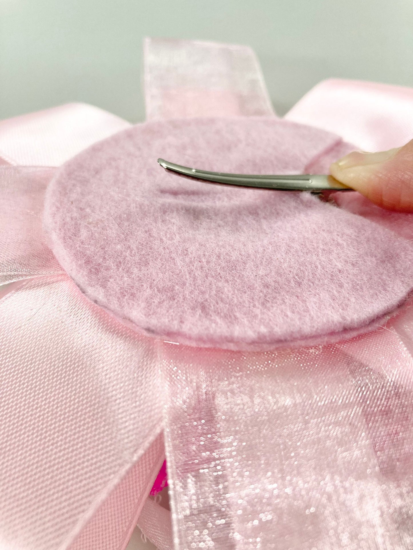 Handmade Pink Baby Shower Bow – Sweet & Stylish Gift for Baby Girls