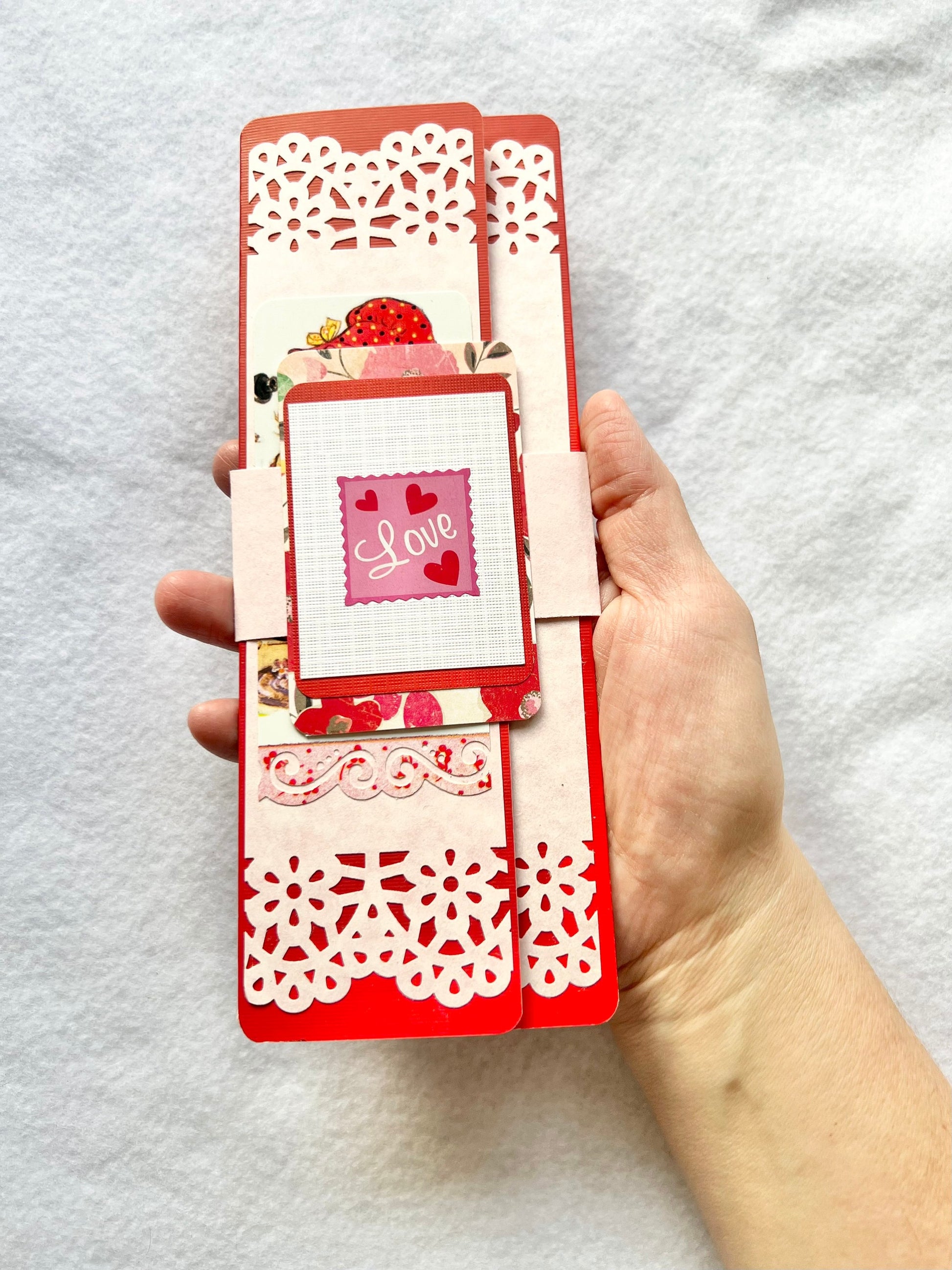 Gift Certificate Envelope, Red and Pink Wallet, Gift Card Sleeve, Check Holder, Gift Certificate Wallet, Love Gift Wrap, Money Envelope