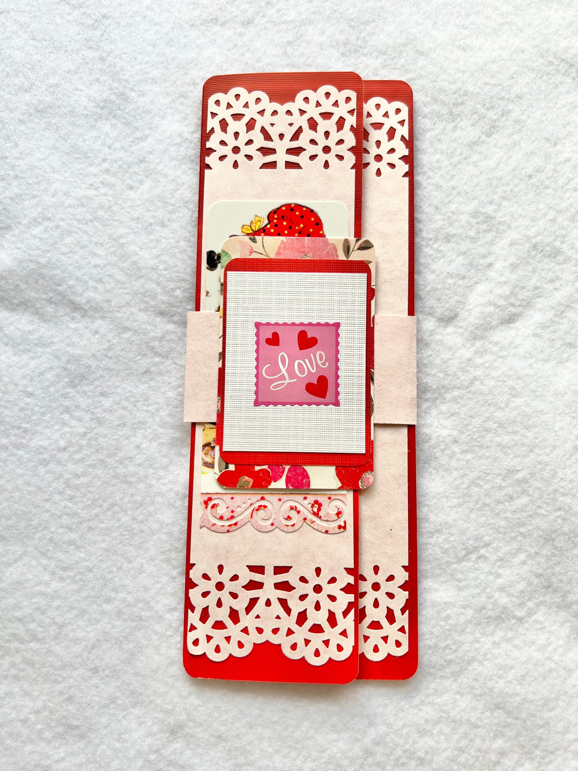 Gift Certificate Envelope, Red and Pink Wallet, Gift Card Sleeve, Check Holder, Gift Certificate Wallet, Love Gift Wrap, Money Envelope