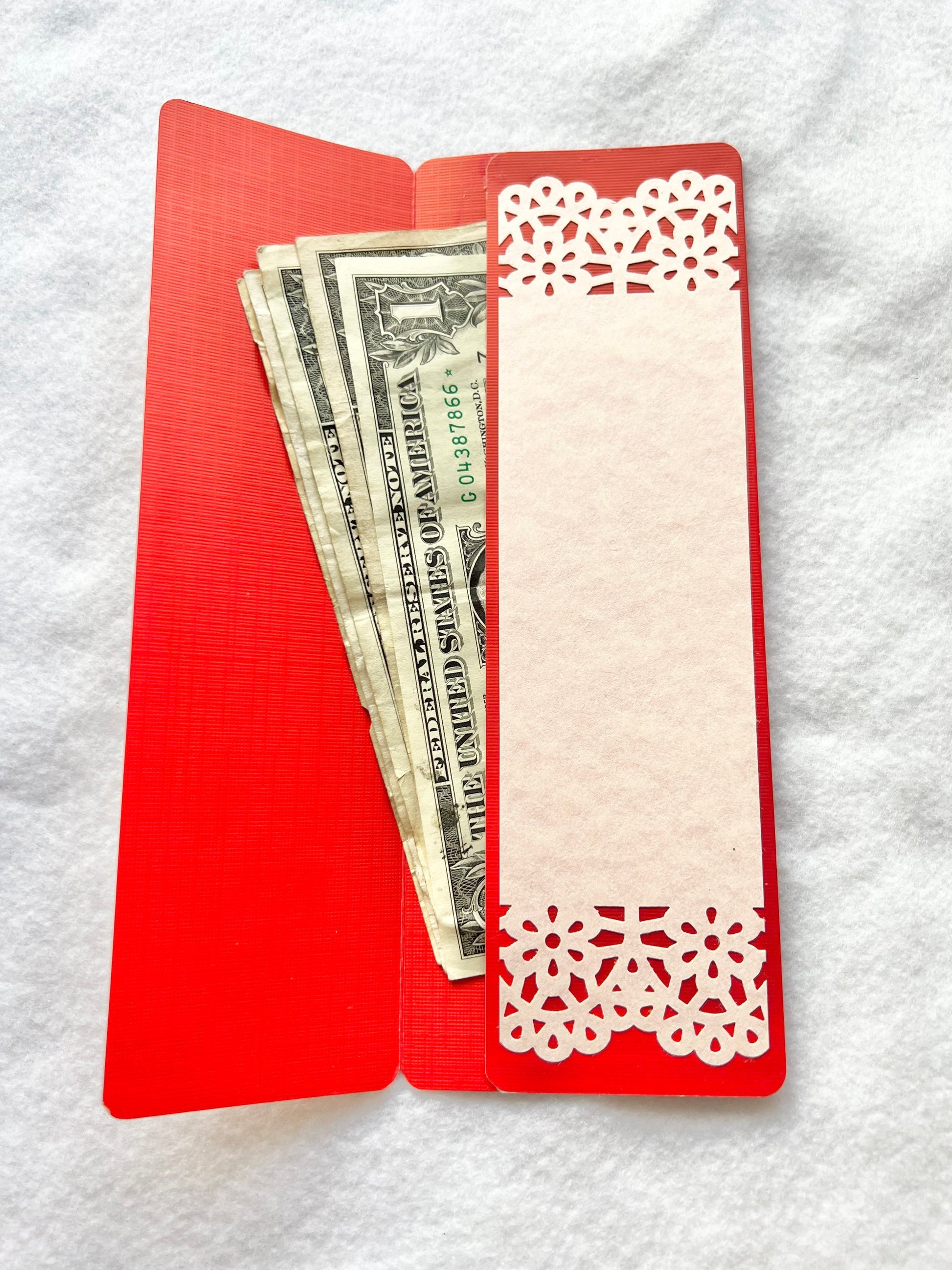 Gift Certificate Envelope, Red and Pink Wallet, Gift Card Sleeve, Check Holder, Gift Certificate Wallet, Love Gift Wrap, Money Envelope