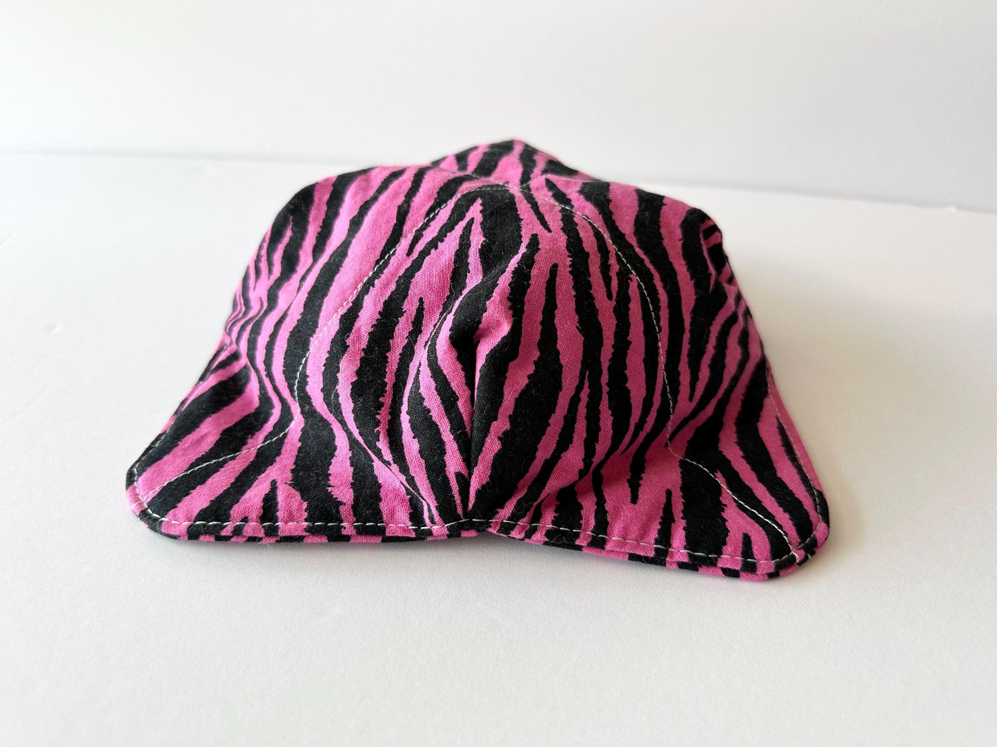 Fuchsia Pink & Black Zebra Stripe Bowl Cozy | Handmade Hot Bowl Holder | Kitchen Accessory
